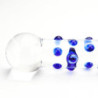 Spectrum Nubby Textured Glass Dildo | Clear | from Loving Joy -  - [price]