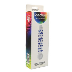 Spectrum Nubby Textured Glass Dildo | Clear | from Loving Joy -  - [price]