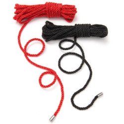 Restrain Me 5m Bondage Rope Twin Pack | Red & Black| from Fifty Shades of Grey -  - [price]