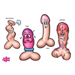 Stick A Dick on the Geek/Hunk/Stud Party Game -  - [price]