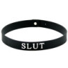 Silicone Collar | Black | Slut/Slave/Bitch/Submissive | from Rimba -  - [price]