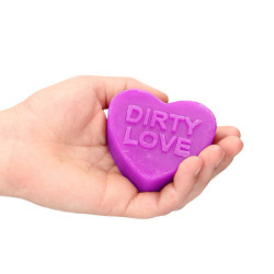 Novelty Heart Shaped Soap – Dirty Love or Wash Me -  - [price]