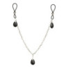 Non Piercing Nipple Play Chain Jewellery | Onyx or Crystal -  - [price]