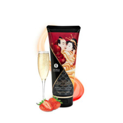Kissable Massage Creams | 7fl.oz/200ml | Strawberry Wine, Pear & Exotic Green Tea, Exotic Fruit Flavours | from Shunga -  - [pri
