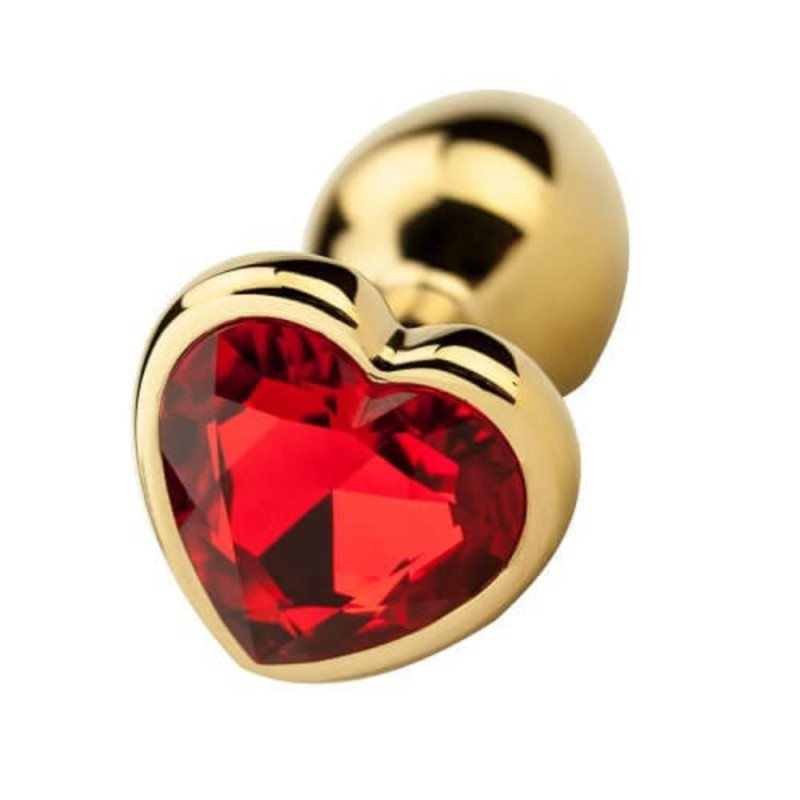 Heart Shaped Butt Plug from Precious Metals | Gold or Silver -  - [price]