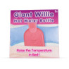 Giant Willie Novelty Hot Water Bottle | 36cm x 20cm  | Pink -  - [price]