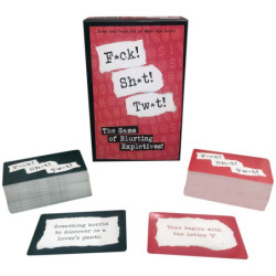 F*ck! Sh*t! Tw*t! Expletives Card Game | For 2-20 players -  - [price]