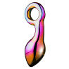 Chunky Glamour Glass Anal Ring Plug | Multicoloured | from Dreams Toys -  - [price]