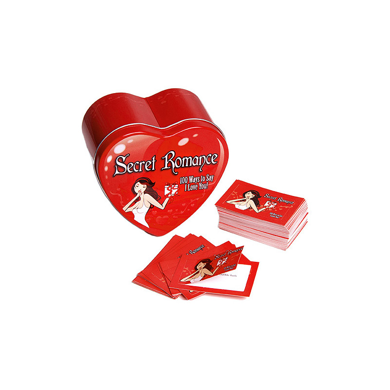 Secret Romance Couples Novelty Gift | 100 Ways to Say I Love You! -  - [price]