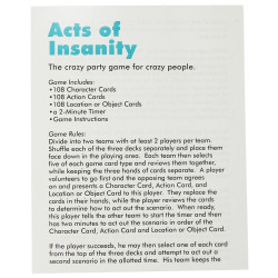 Acts of Insanity Adults Party Game | For 4-12 Players -  - [price]