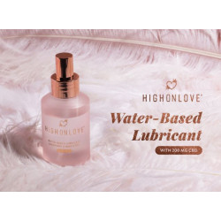 Water-Based Lubricant with 200mg of CBD | 3.4fl.oz/100ml | from High On Love -  - [price]