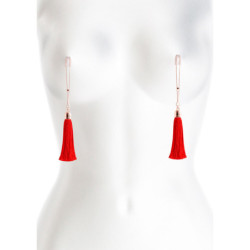Bound Nipple Clamps with Red Tassel -  - [price]