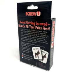 Screw You | Go Fish Style Adults Party Card Game | 2+ Players | from Little Genie