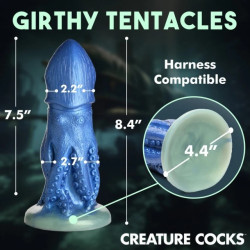 Cocktopus | Octopus Silicone Dildo | Blue | from Creature Cocks