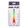 Rainbow Heart Anal Beads | Multicoloured | from Toy Joy