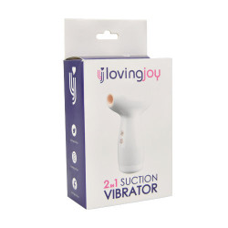 2 in 1 Suction Vibrator | Plain, Polka or Jumbo Dot | from Loving Joy