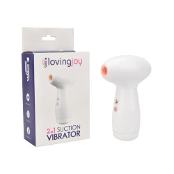 2 in 1 Suction Vibrator | Plain, Polka or Jumbo Dot | from Loving Joy