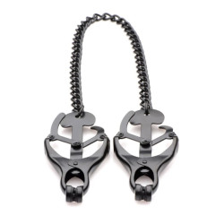 Monarch Noir | Nipple Vice Clamps | 12 inch | Black | from Master Series