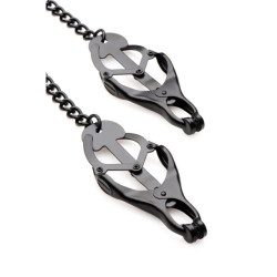 Monarch Noir | Nipple Vice Clamps | 12 inch | Black | from Master Series