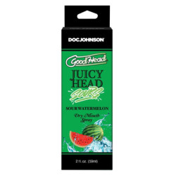 GoodHead Juicy Head Dry Throat Spray | Sour | Apple, Cherry, Peach, Raspberry or Watermelon Flavours | 2fl.oz/59mls