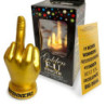 Golden F-U Finger |  Customizable Novelty Desk Trophy