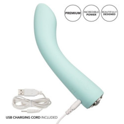 Pave - By Jopen - Vivian - Jewelled Silicone Wand Vibrator With Crystals - Light Blue -  - [price]