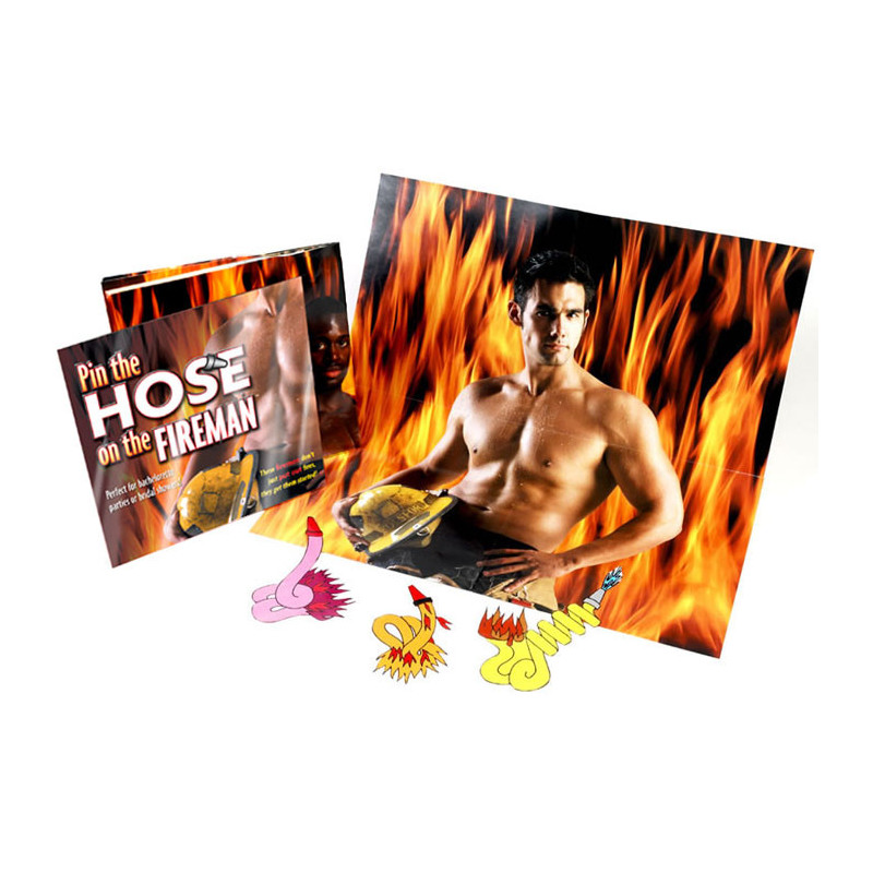 Pin The Hose On The Fireman | Adult Party Game -  - [price]