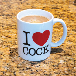 'I Love Cock' Adult Naughty Novelty Mug | White -  - [price]