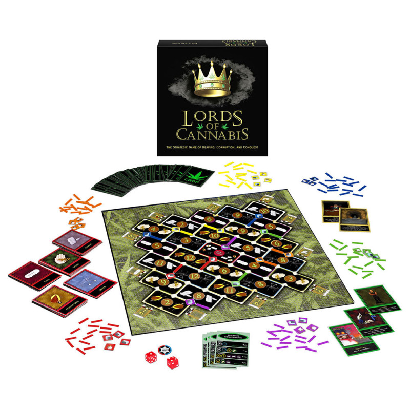 Lords of Cannabis Strategy Game | For 2-6 Players -  - [price]