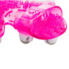 Roller Balls Massage Glove | Adjustable Strap Fits All | Pink -  - [price]